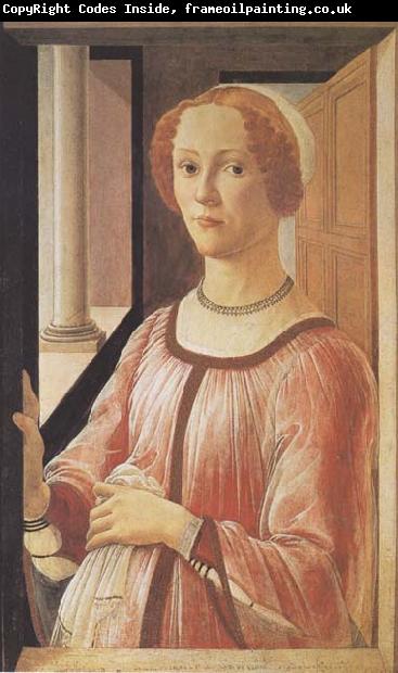 Sandro Botticelli Portrait of Smeralda Brandini